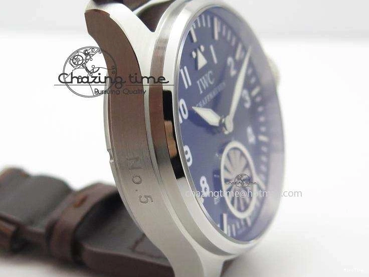 MIROTIME 0423 Reliable Big Pilot “Markus Buhler” IW5003 Turbine V6F Best Edition Blue Dial On Leather Strap A 7324